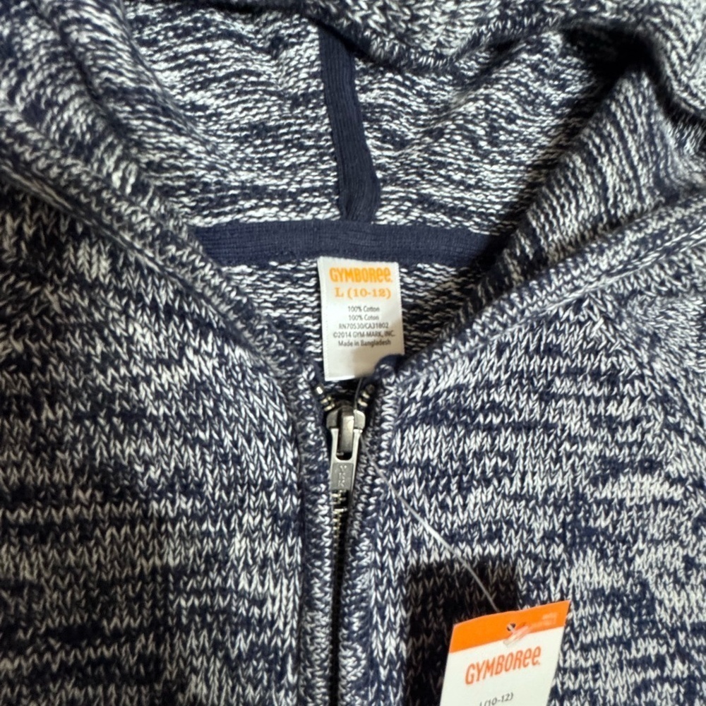 Gymboree Zip Up Knit Sweater Size 10/12 nwt k229 - Picture 4 of 5